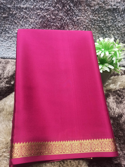 Pure Mysore Silk Saree.