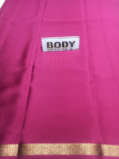 Pure Mysore Silk Saree.