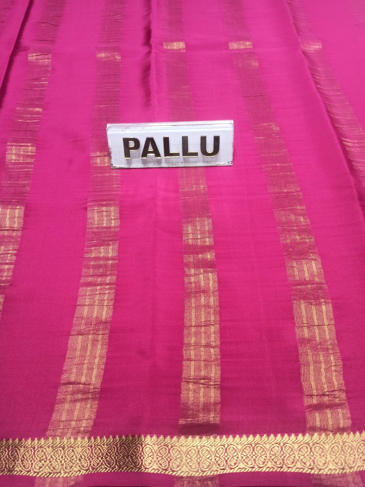 Pure Mysore Silk Saree.