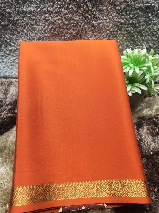 Pure Mysore Silk Saree.