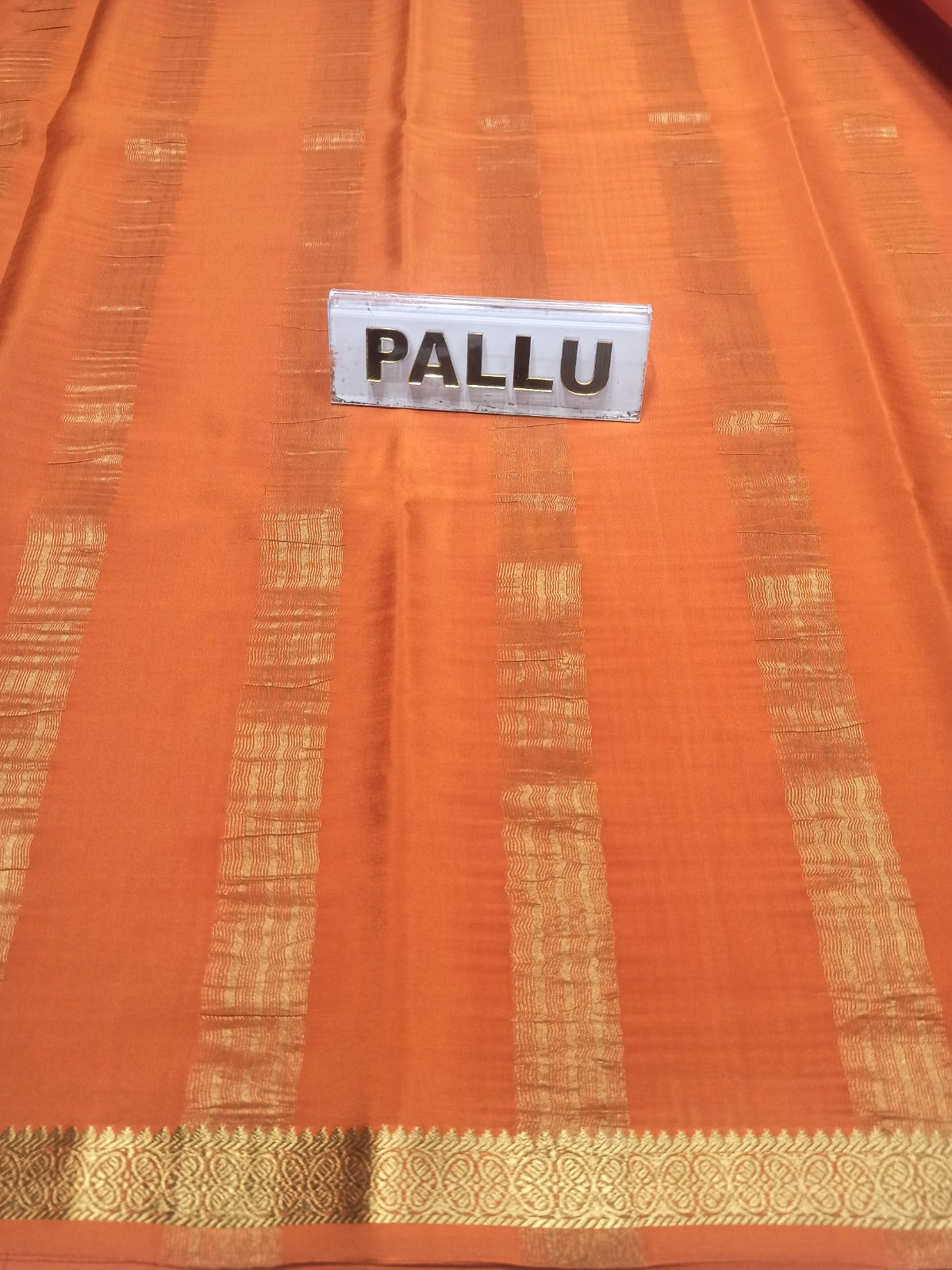 Pure Mysore Silk Saree.