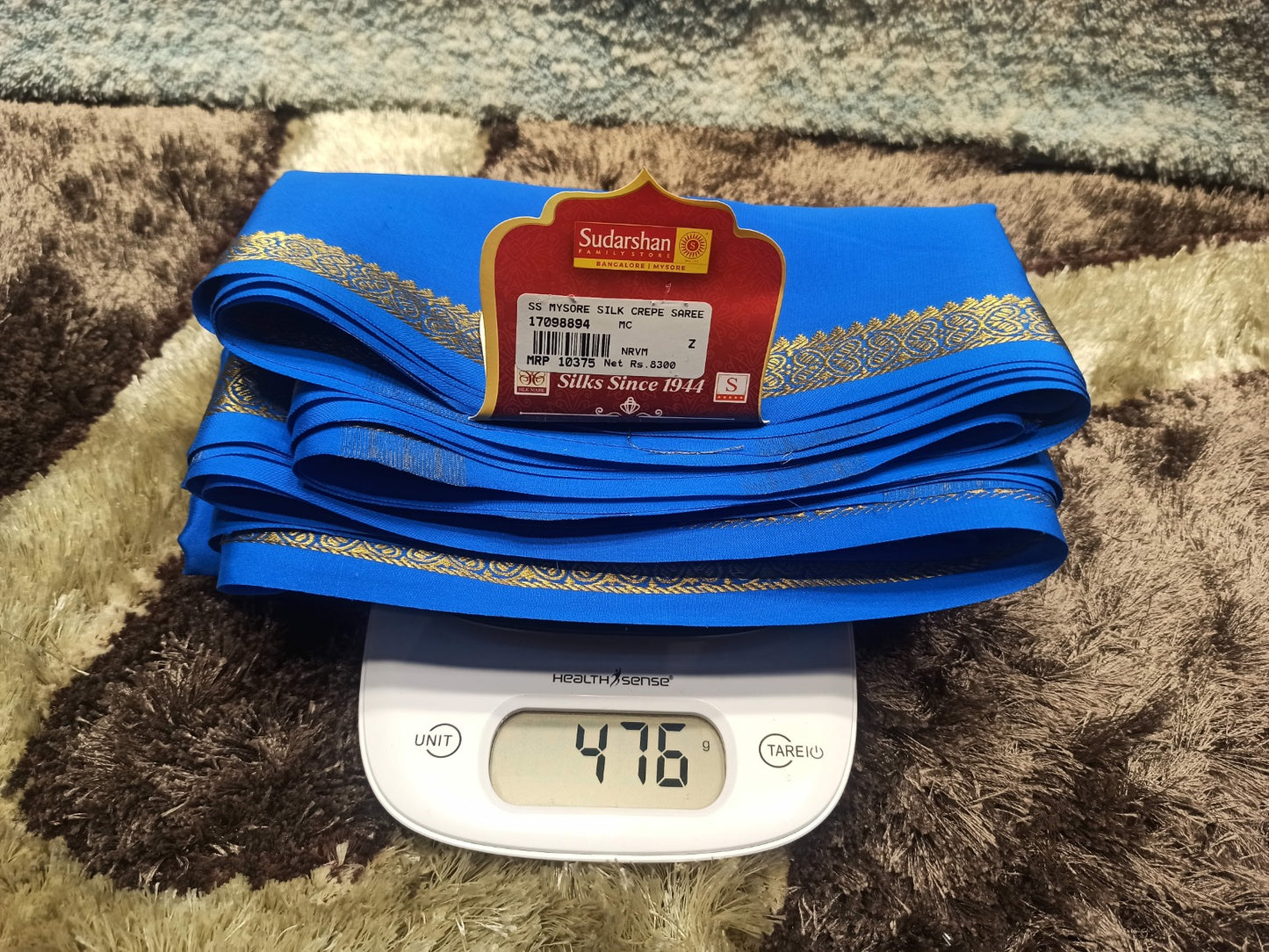 Pure Mysore Silk Saree.