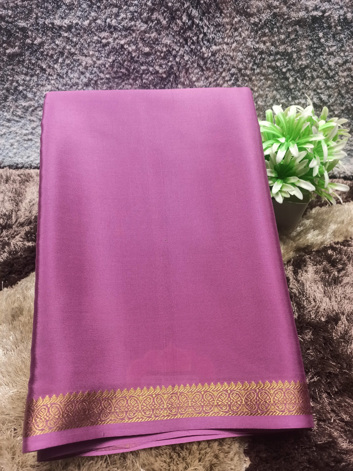 Pure Mysore Silk Saree.