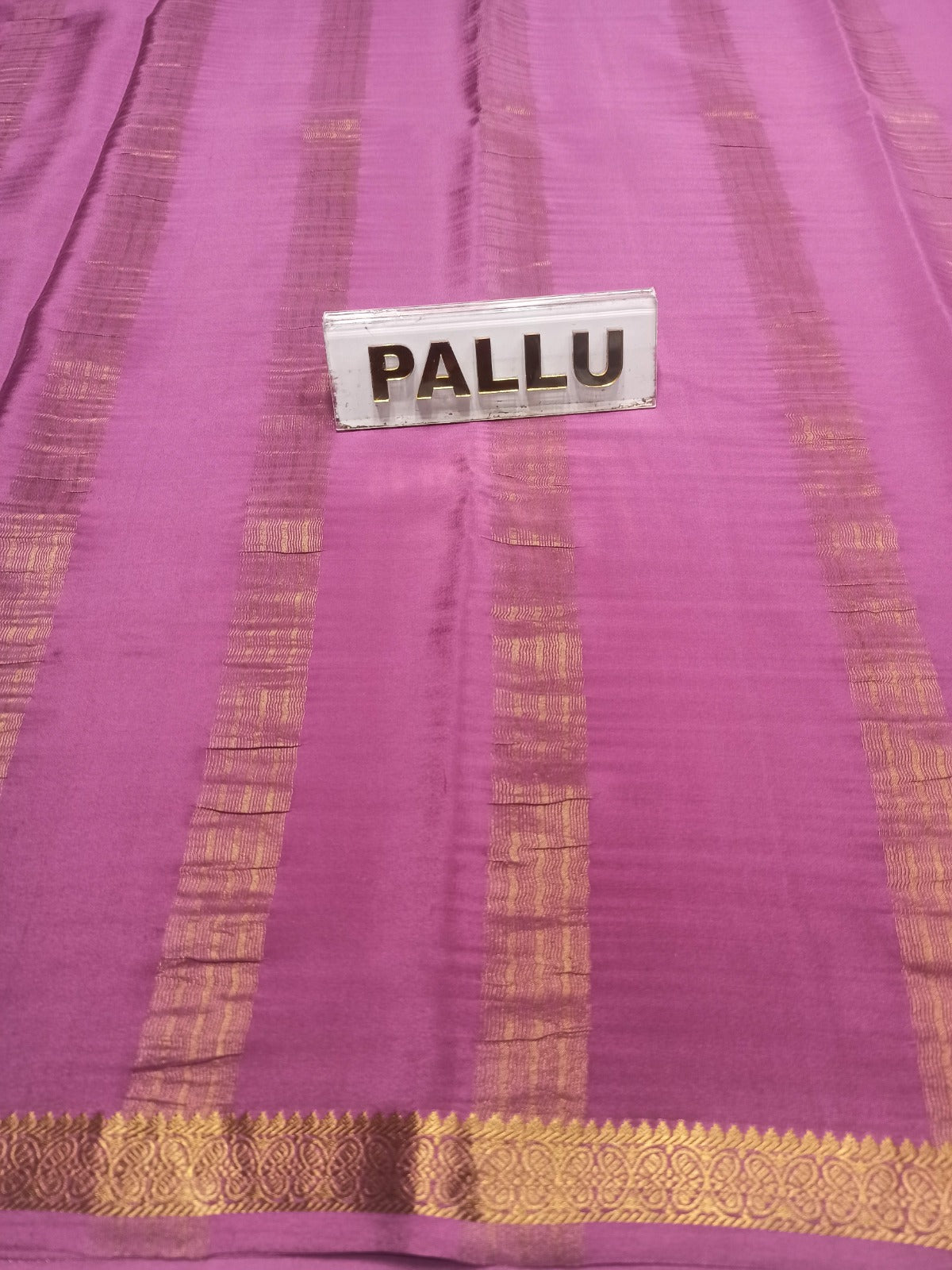 Pure Mysore Silk Saree.