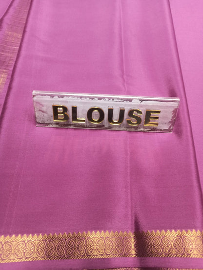 Pure Mysore Silk Saree.