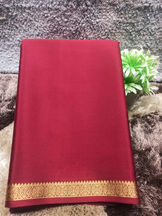 Pure Mysore Silk Saree.