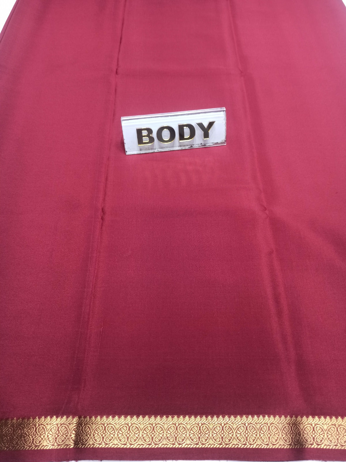 Pure Mysore Silk Saree.