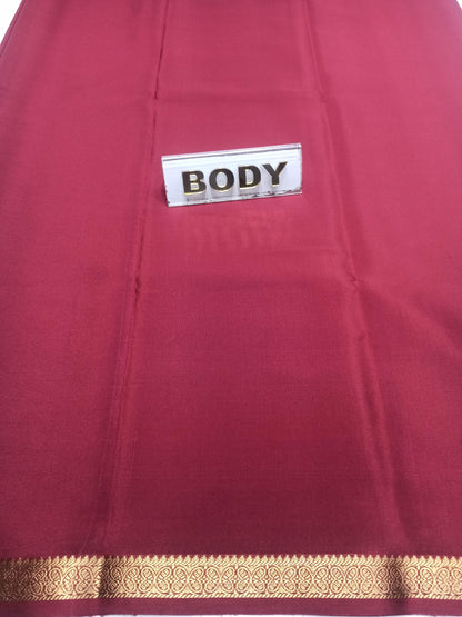 Pure Mysore Silk Saree.