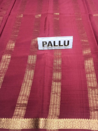 Pure Mysore Silk Saree.