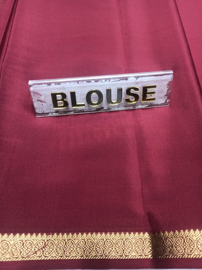 Pure Mysore Silk Saree.