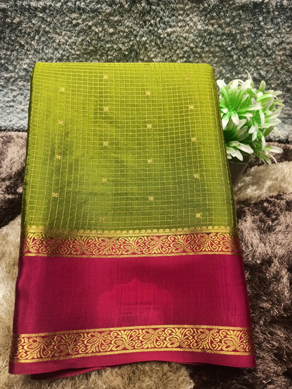 Pure Mysore Silk Saree.