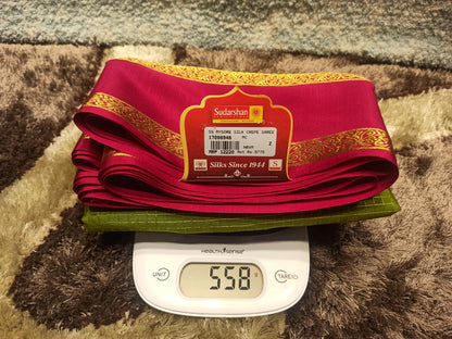 Pure Mysore Silk Saree.