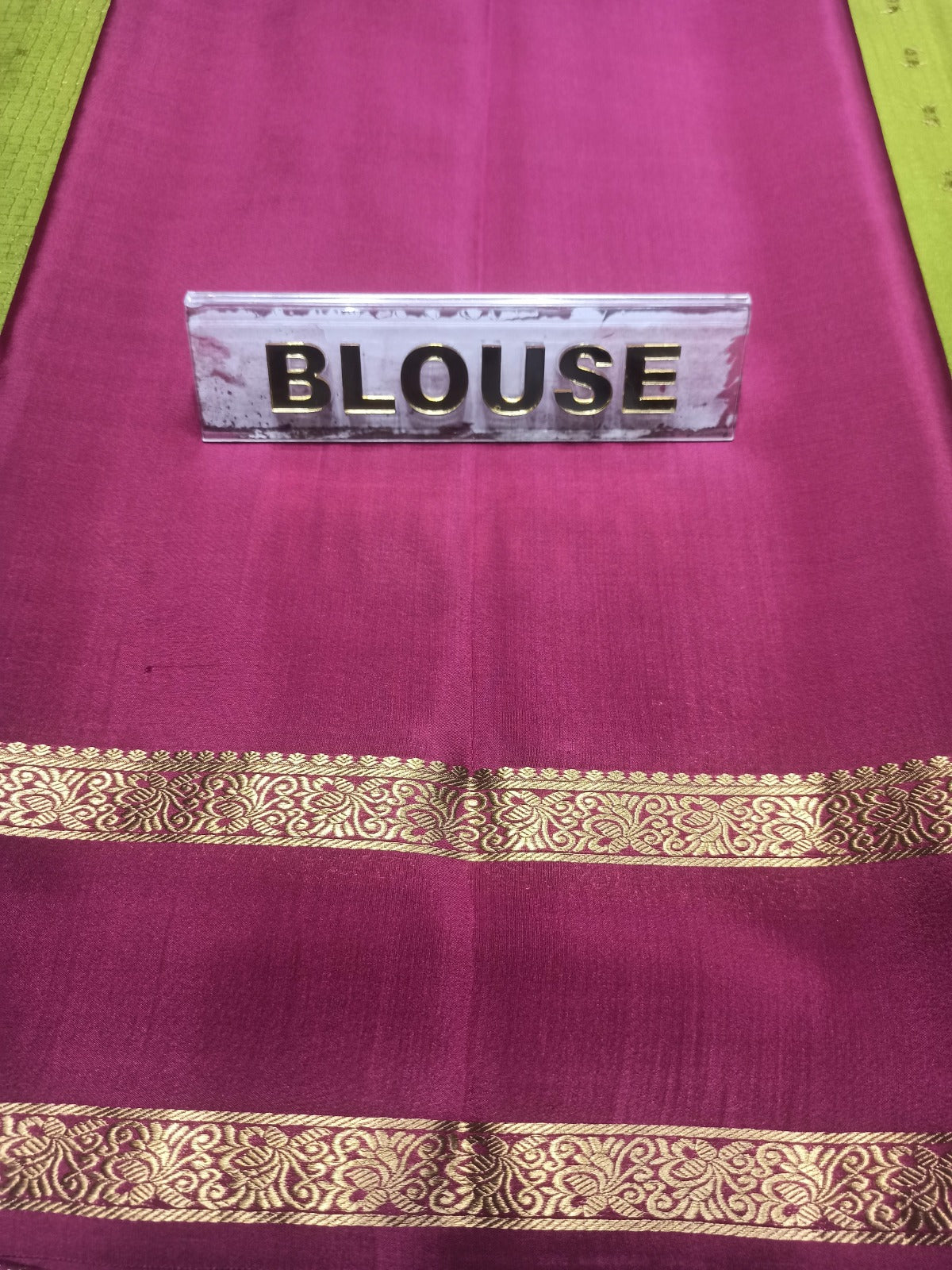 Pure Mysore Silk Saree.