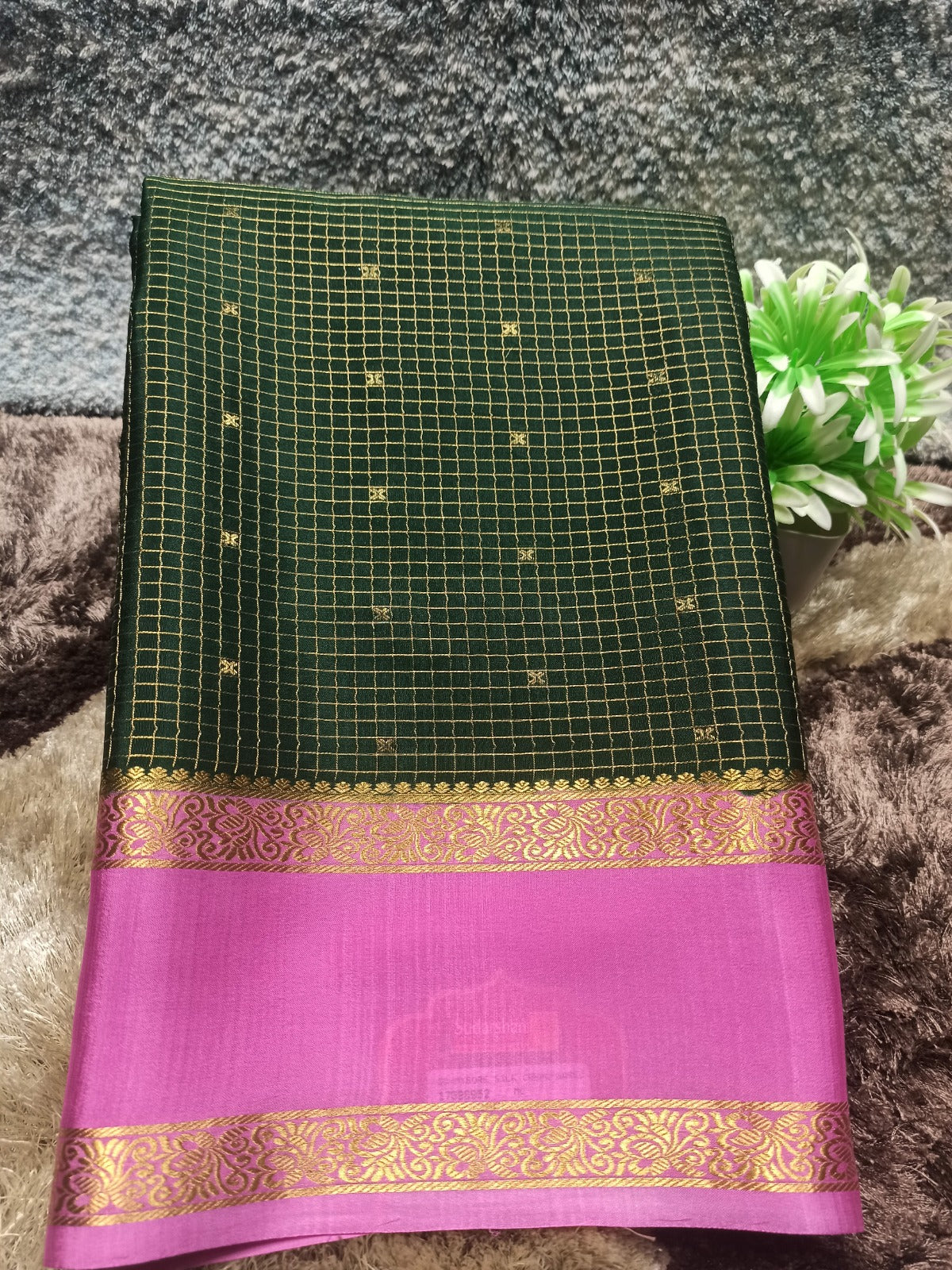 Pure Mysore Silk Saree.