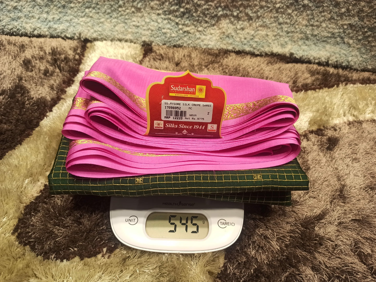 Pure Mysore Silk Saree.