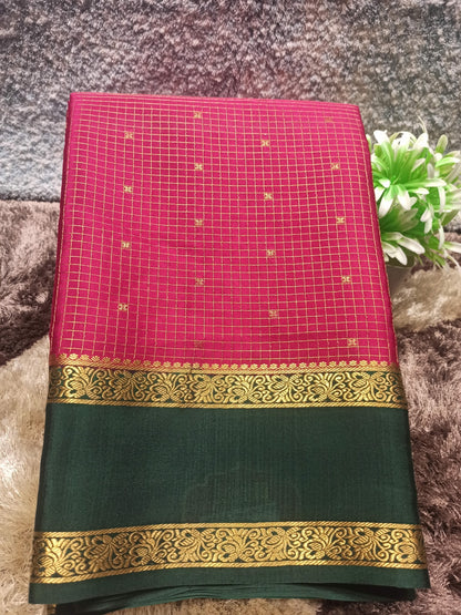 Pure Mysore Silk Saree.