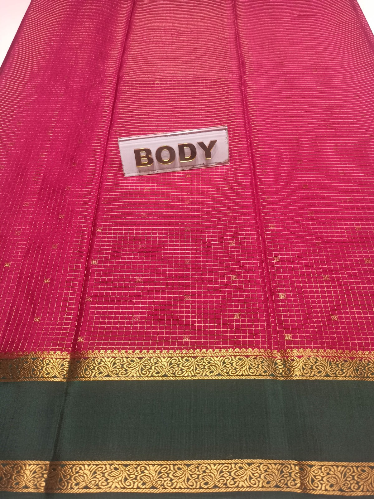 Pure Mysore Silk Saree.