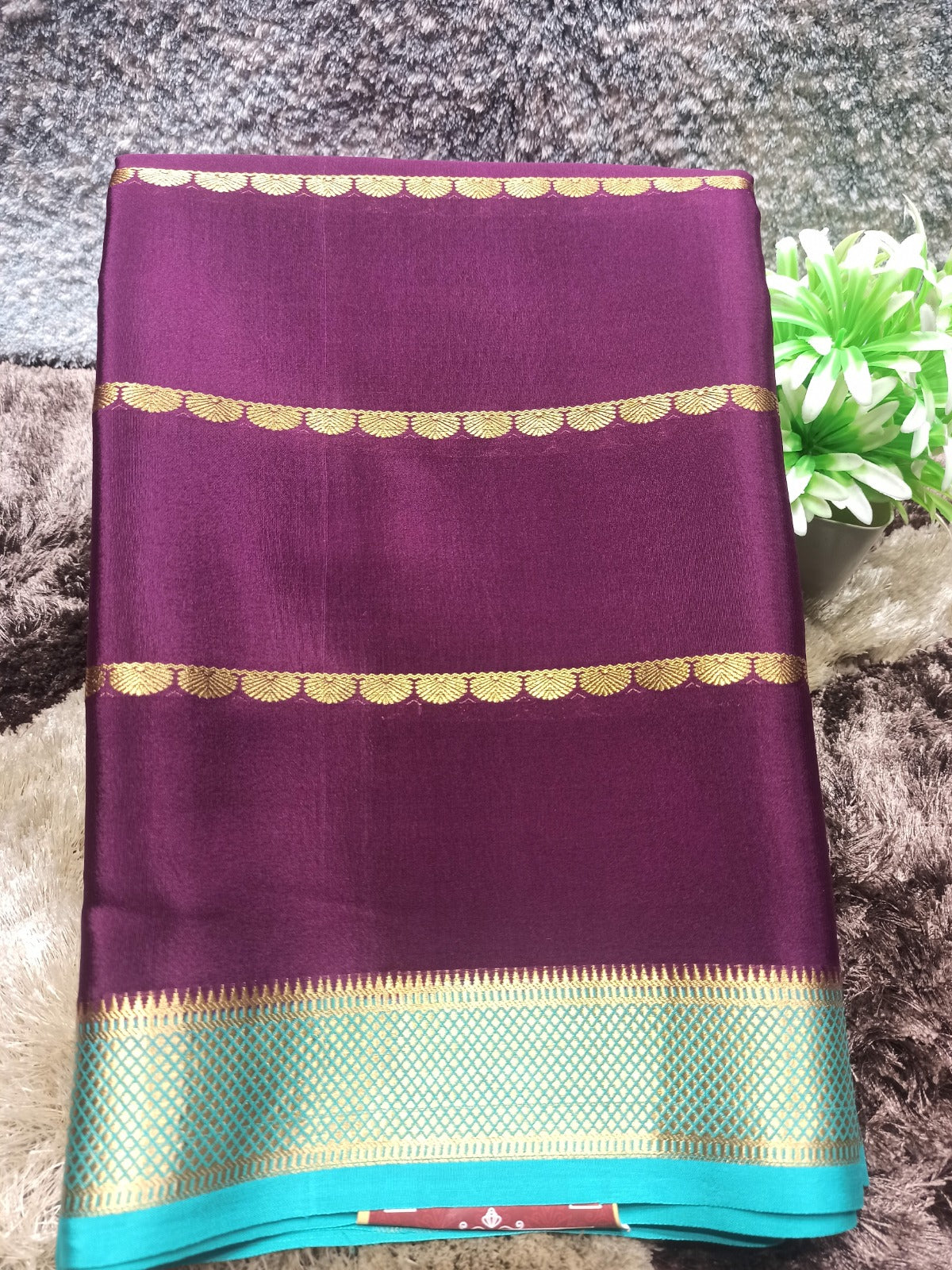 Pure Mysore Silk Saree.