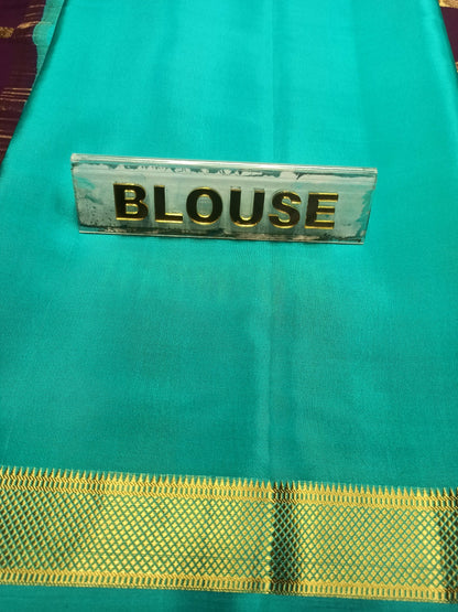 Pure Mysore Silk Saree.