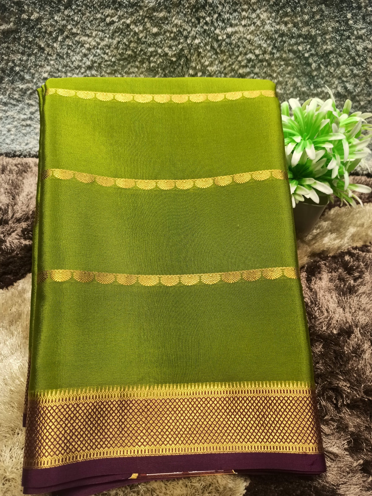 Pure Mysore Silk Saree.