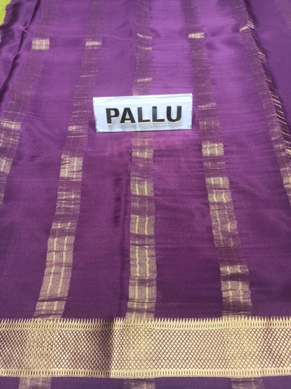 Pure Mysore Silk Saree.