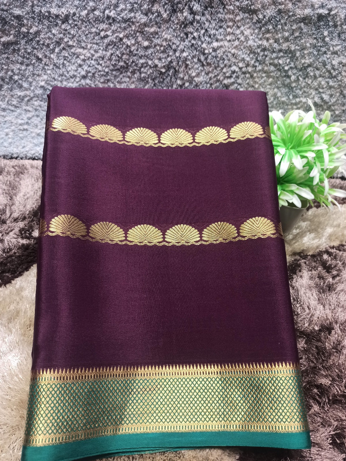 Pure Mysore Silk Saree.