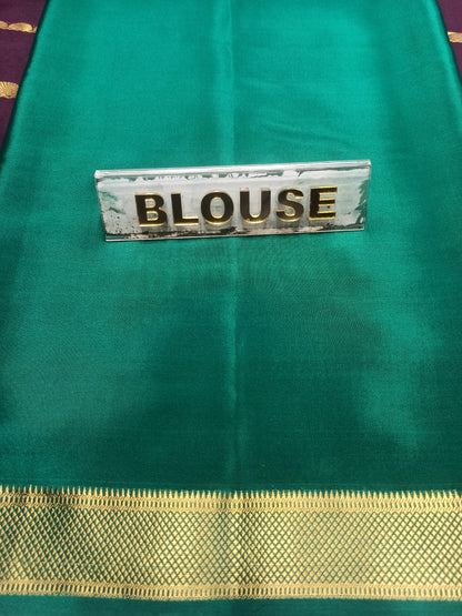 Pure Mysore Silk Saree.