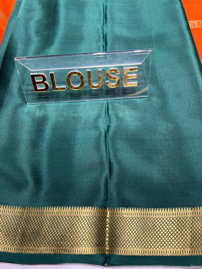 Pure Mysore Silk Saree.
