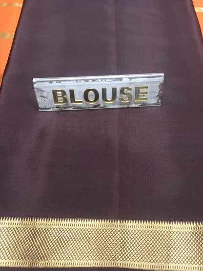 Pure Mysore Silk Saree.