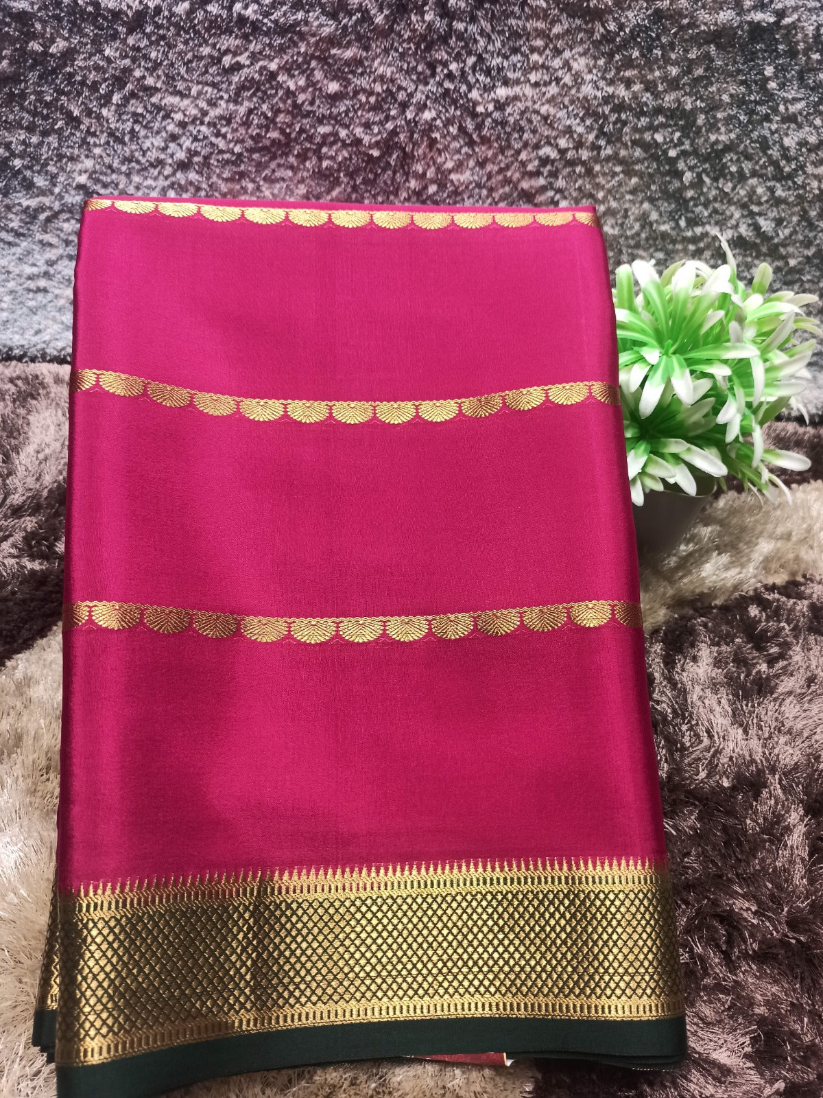 Pure Mysore Silk Saree.