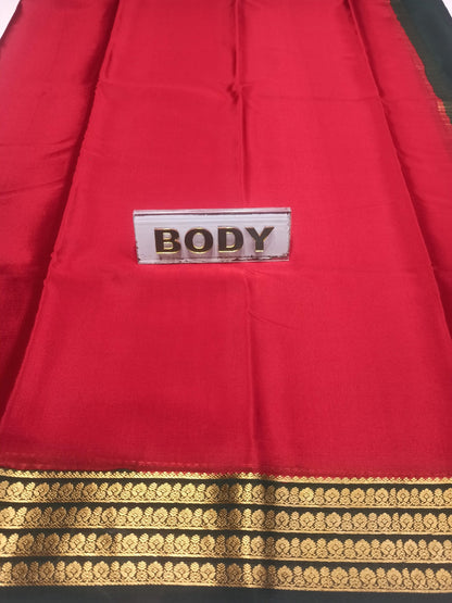 Pure Mysore Silk Saree.