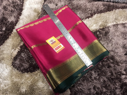 Pure Mysore Silk Saree.