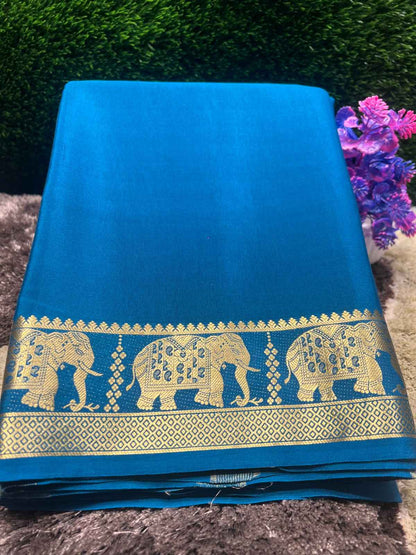 Pure Mysore Silk Saree.