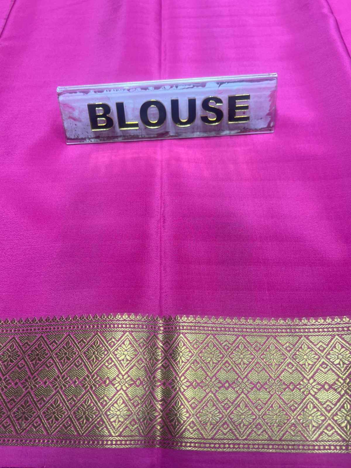 Pure Mysore Silk Saree.
