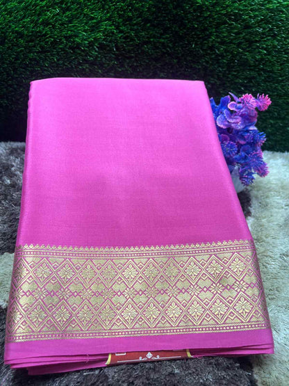 Pure Mysore Silk Saree.