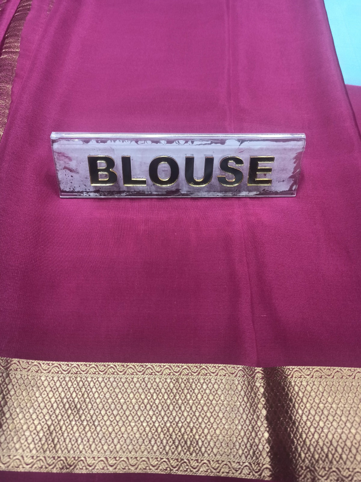 Pure Mysore Silk Saree.