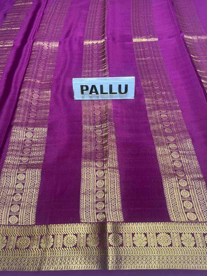 Pure Mysore Silk Saree.