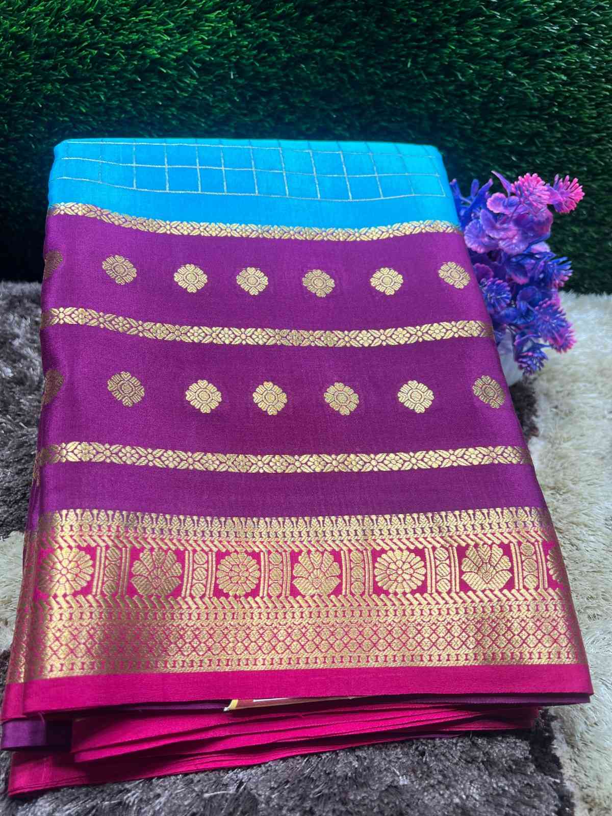 Pure Mysore Silk Saree.