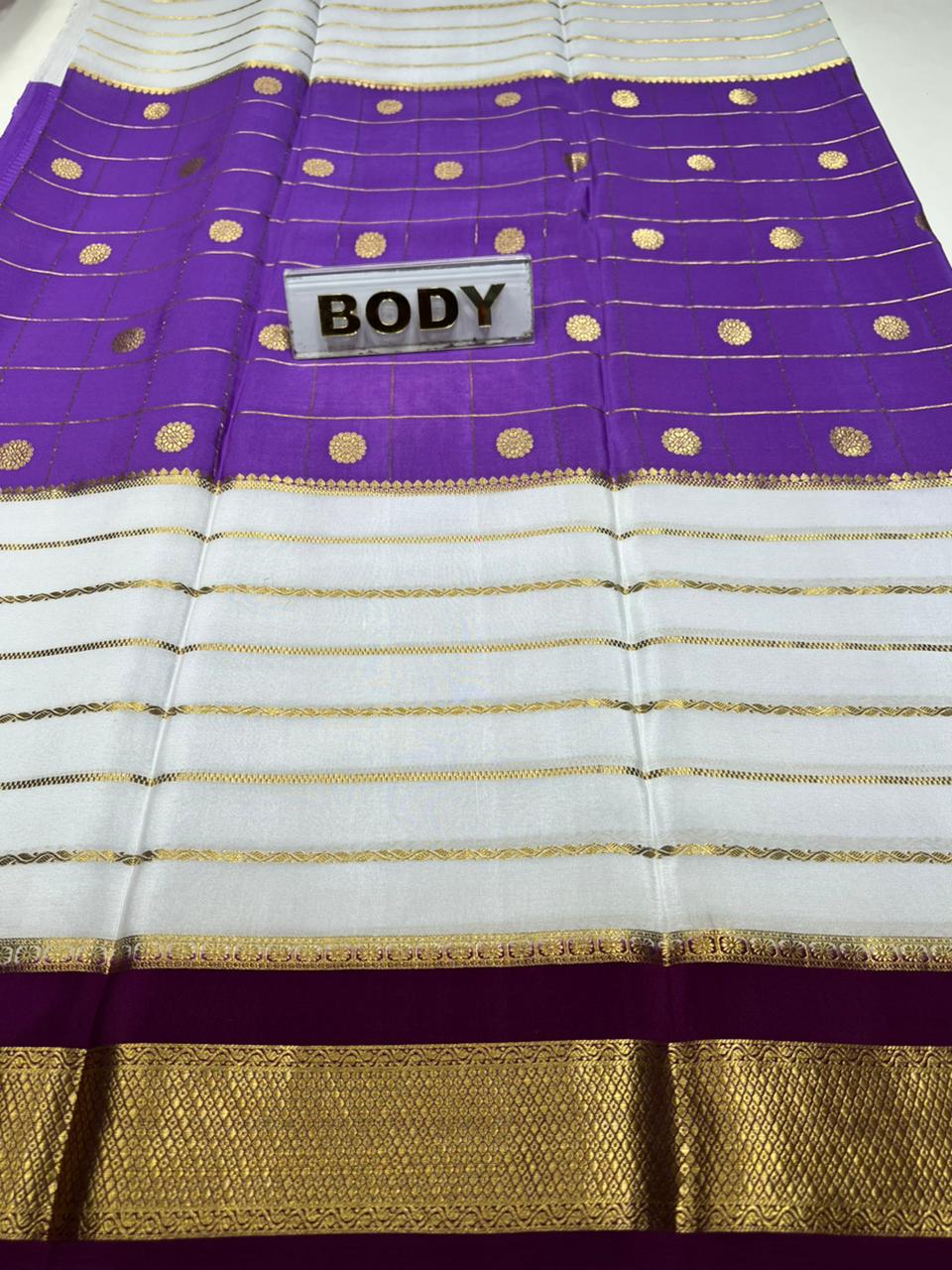 Pure Mysore Silk Saree.