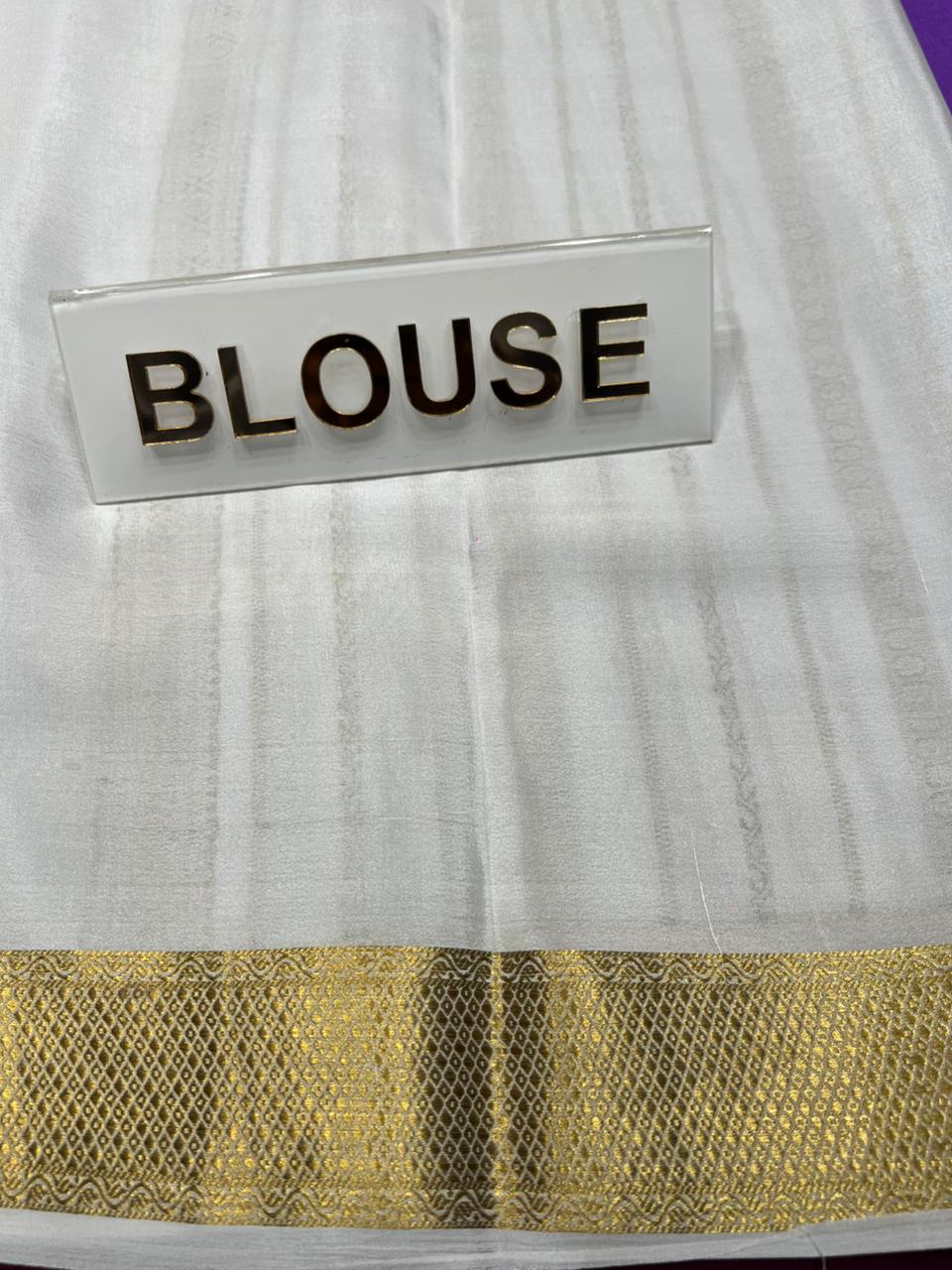 Pure Mysore Silk Saree.