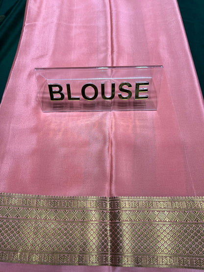 Pure Mysore Silk Saree.