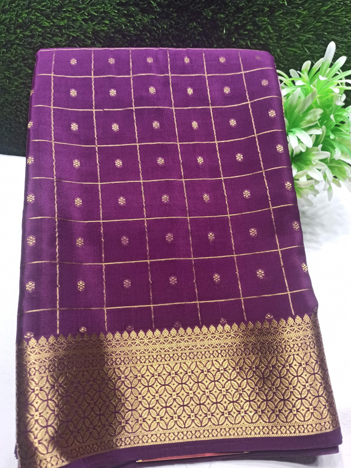 Pure Mysore Silk Saree.