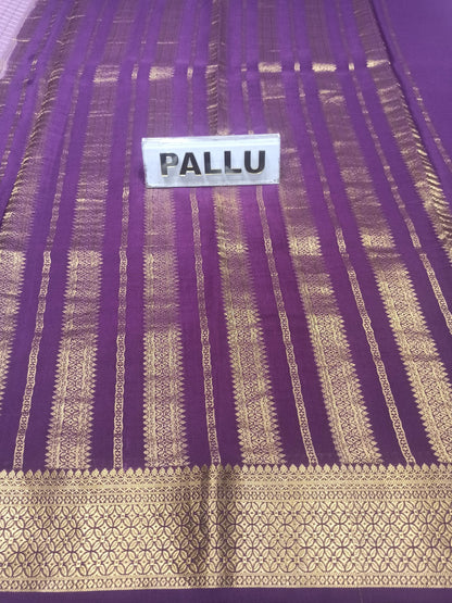 Pure Mysore Silk Saree.