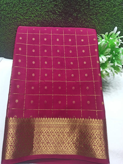 Pure Mysore Silk Saree.