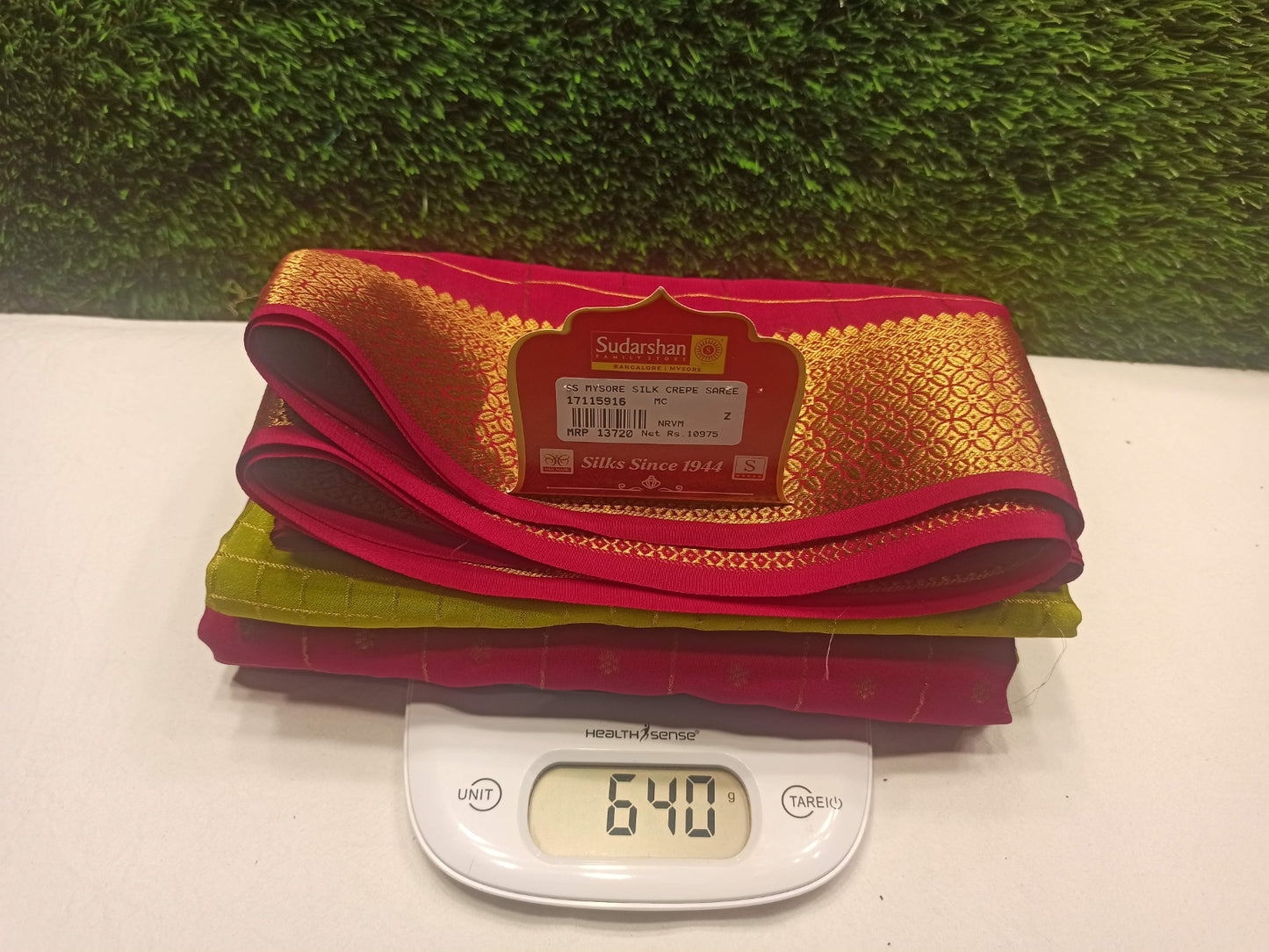 Pure Mysore Silk Saree.