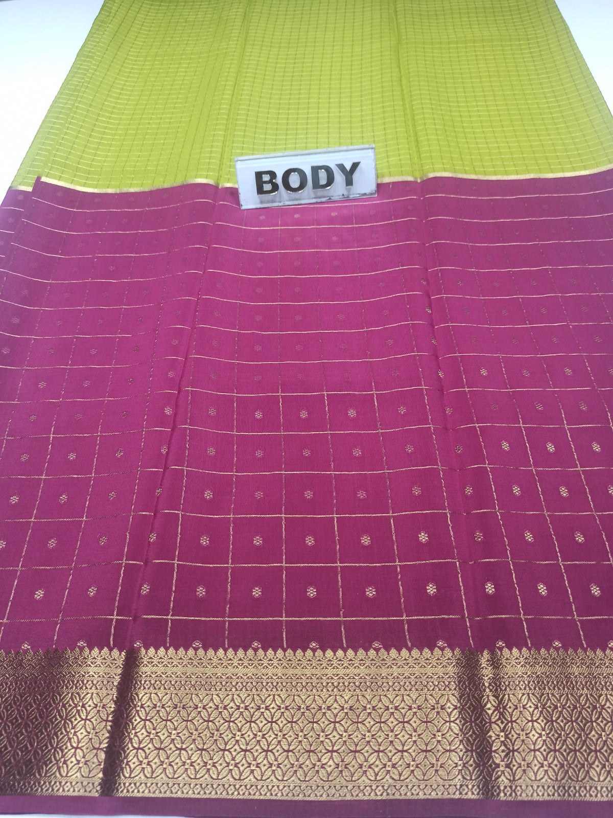 Pure Mysore Silk Saree.