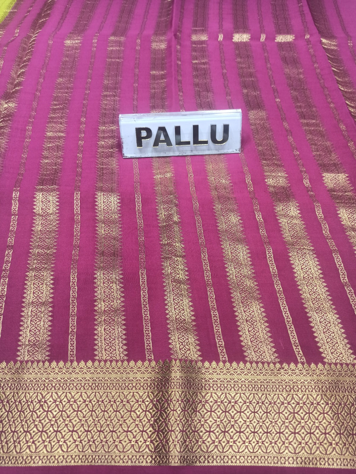 Pure Mysore Silk Saree.