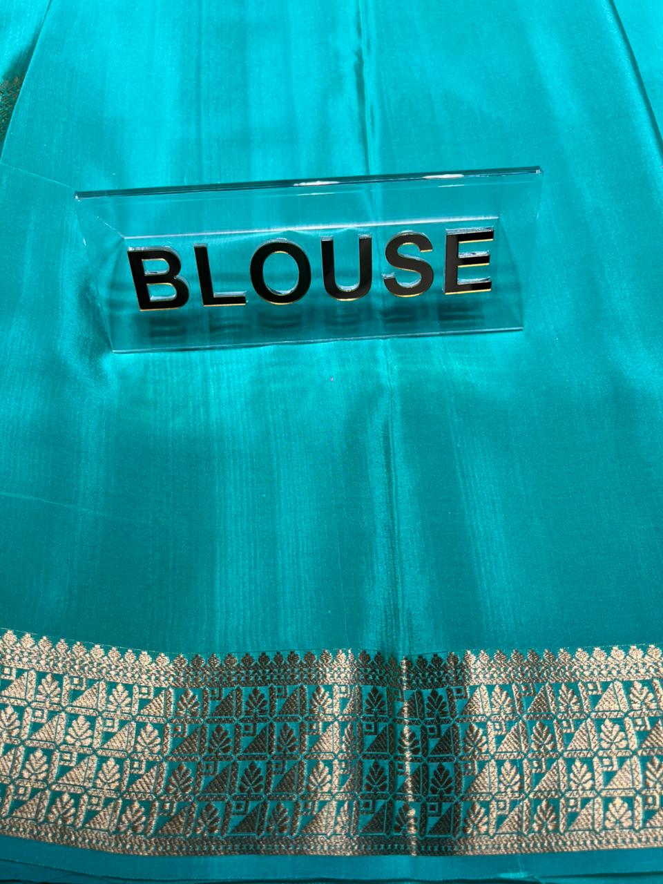 Pure Mysore Silk Saree.
