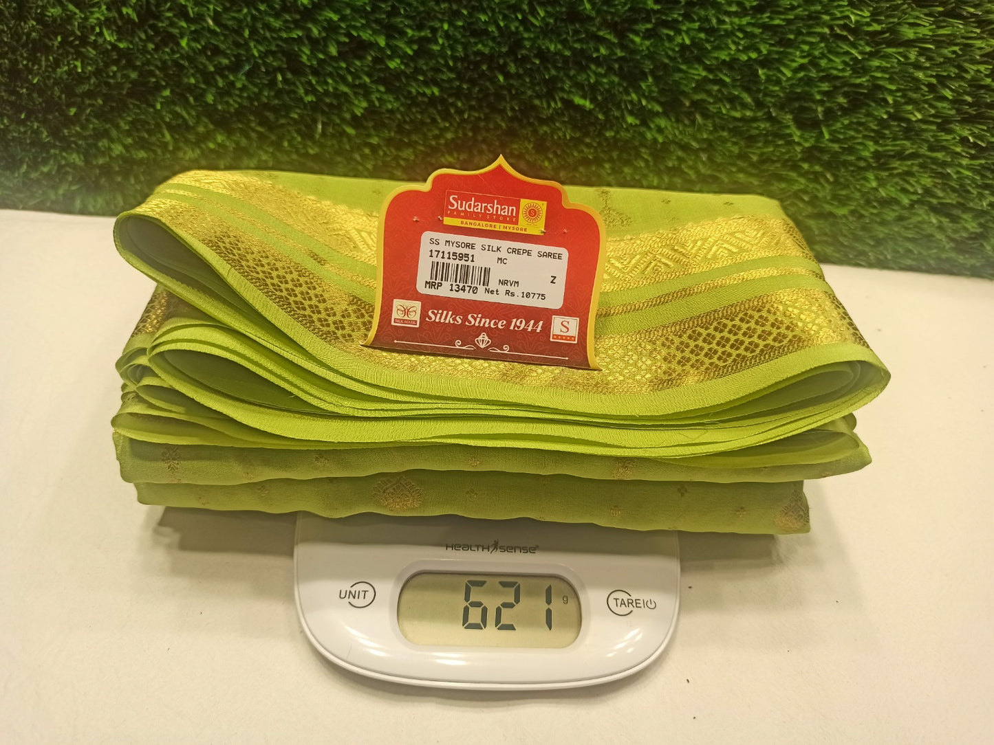 Pure Mysore Silk Saree.