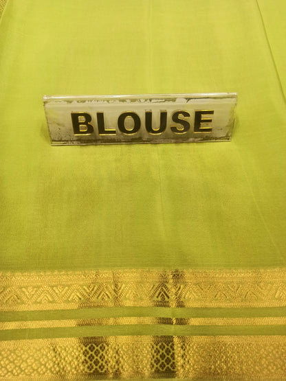 Pure Mysore Silk Saree.